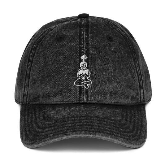 unlearn-relearn-vintage-cotton-cap-m4 vintage-cap-black-front-647546e2e4417.jpg